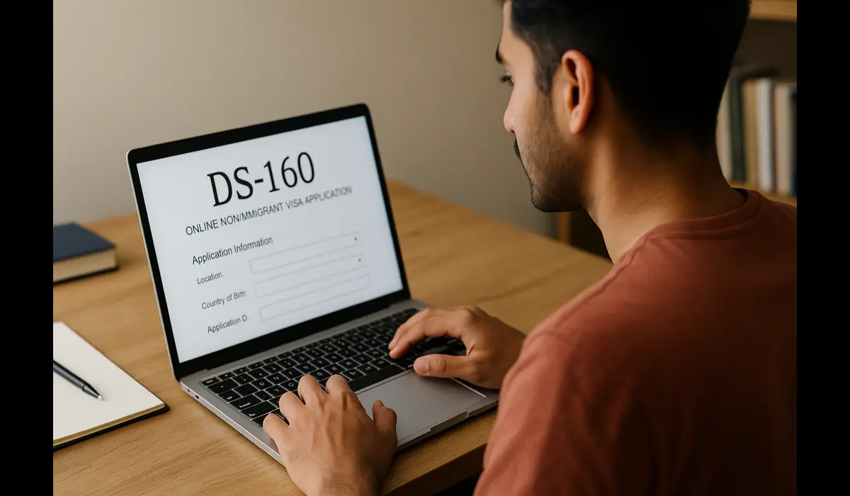 work and study in USA visa application process.