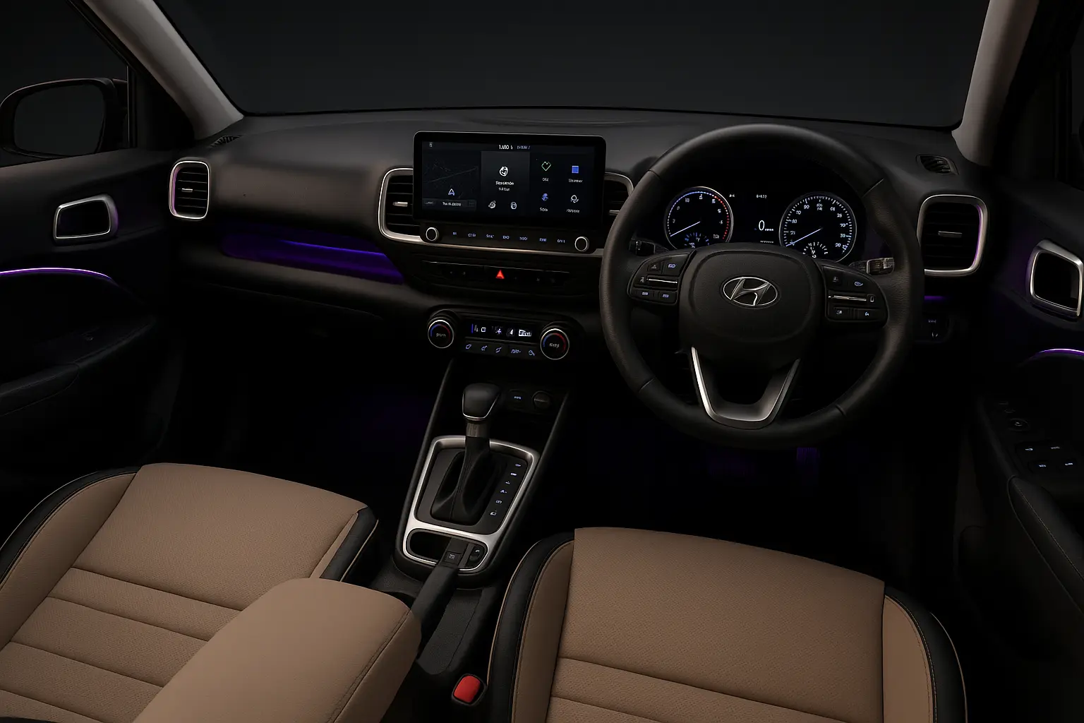 Hyundai Venue 2025 variant-wise features and on-road price chart