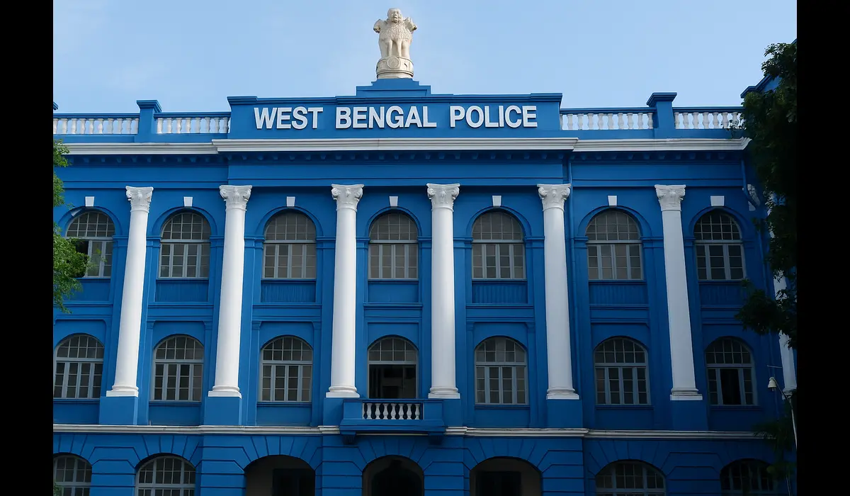 West Bengal Police headquarters exterior during daylight