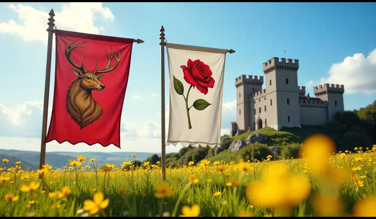 House banners from A Knight of the Seven Kingdoms adaptation from Dunk & Egg novellas.