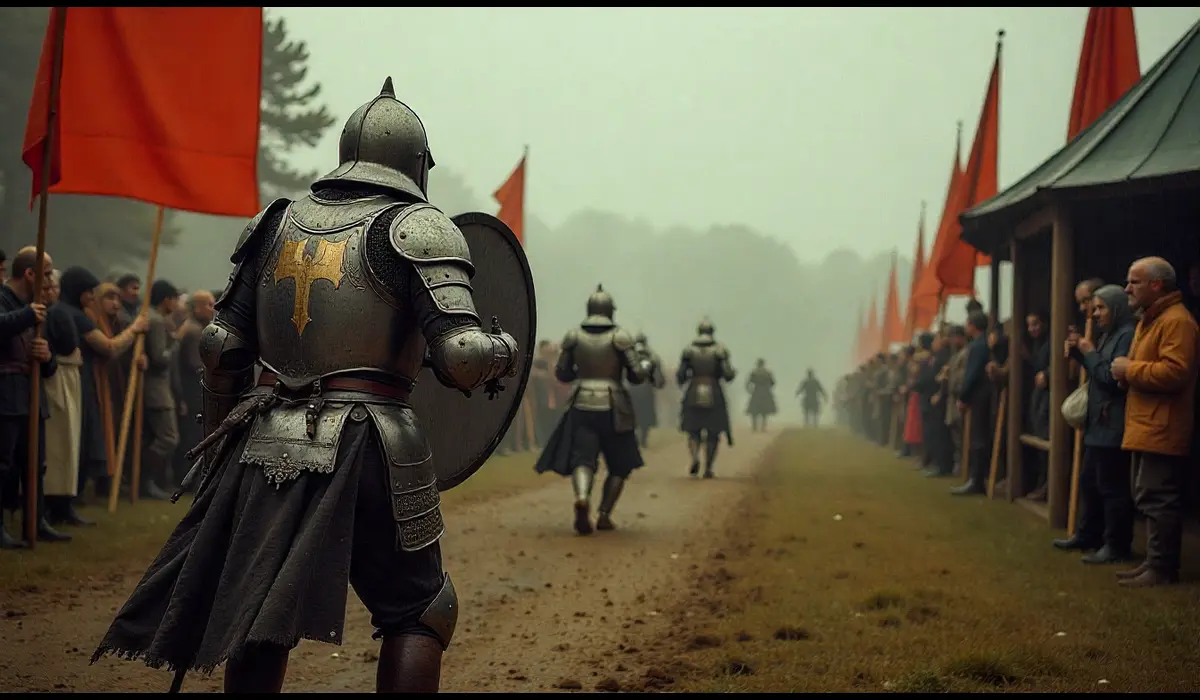 Ashford tournament scene from A Knight of the Seven Kingdoms adaptation from Dunk & Egg novellas.