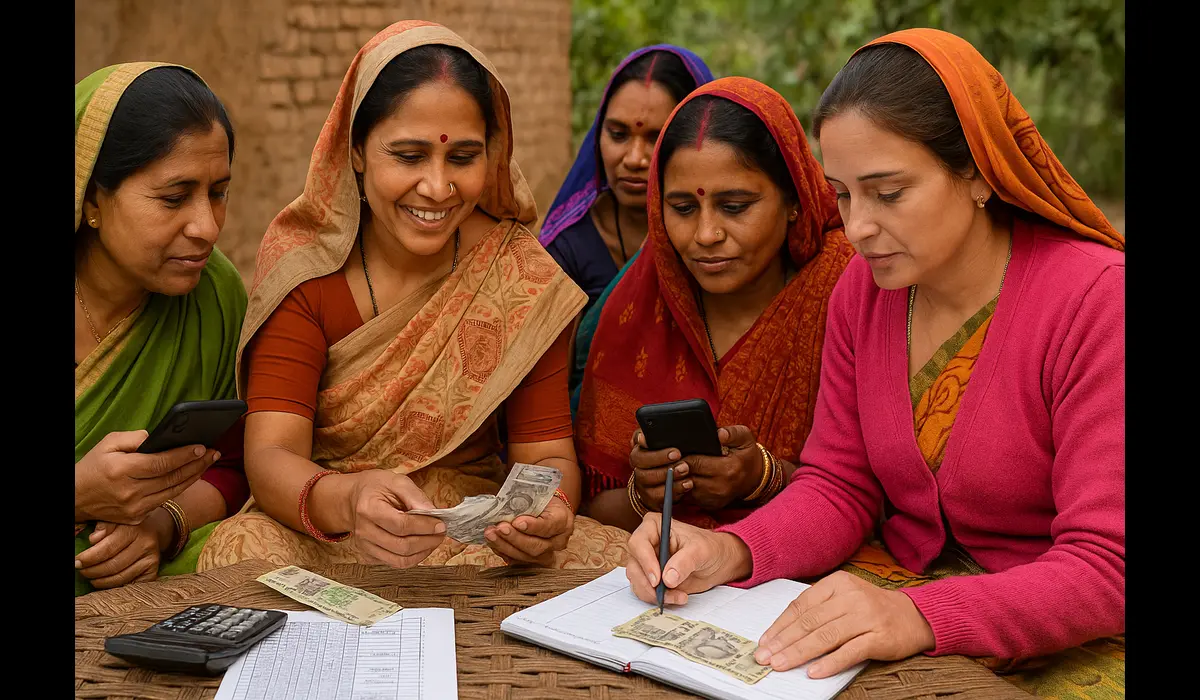 Grassroots women-led finance group in India.