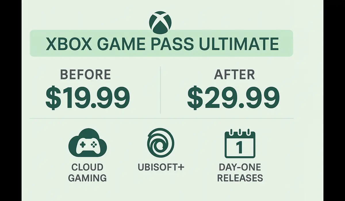xbox game pass ultimate price increase 2025 us