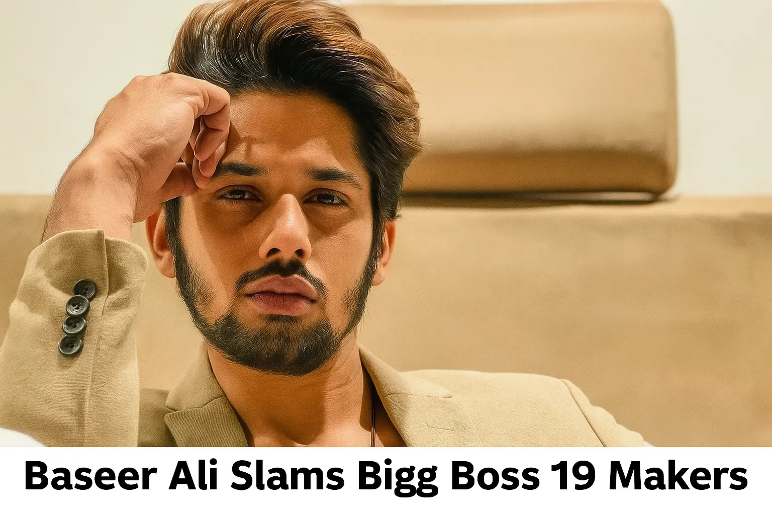 Baseer Ali Slams Bigg Boss 19 Makers — portrait shot