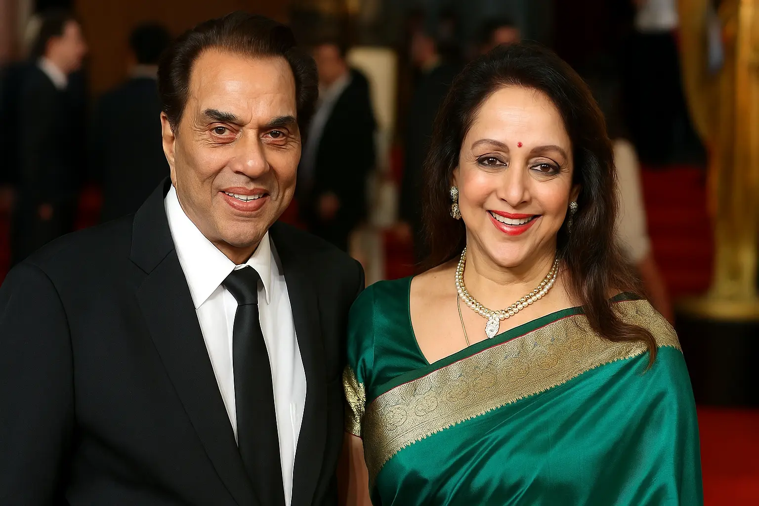 dharmendra at 89 legendary actor dies with hema malini red carpet