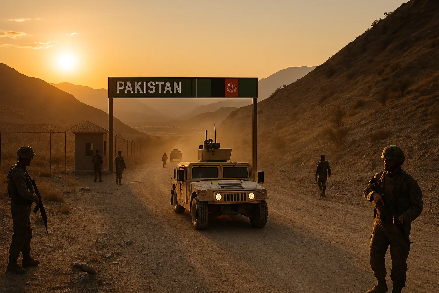 pakistan afghan border conflict patrol