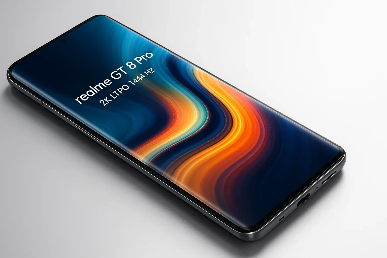 Realme GT 8 Pro launch event in India with digital presentation