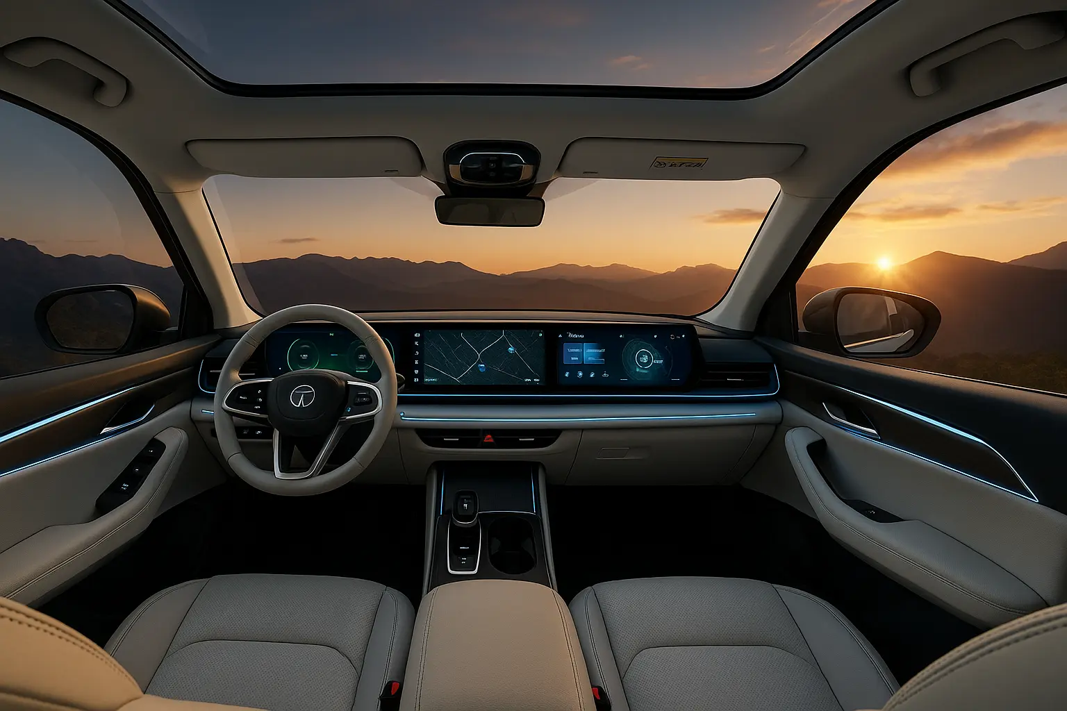 tata sierra 2025 interior features